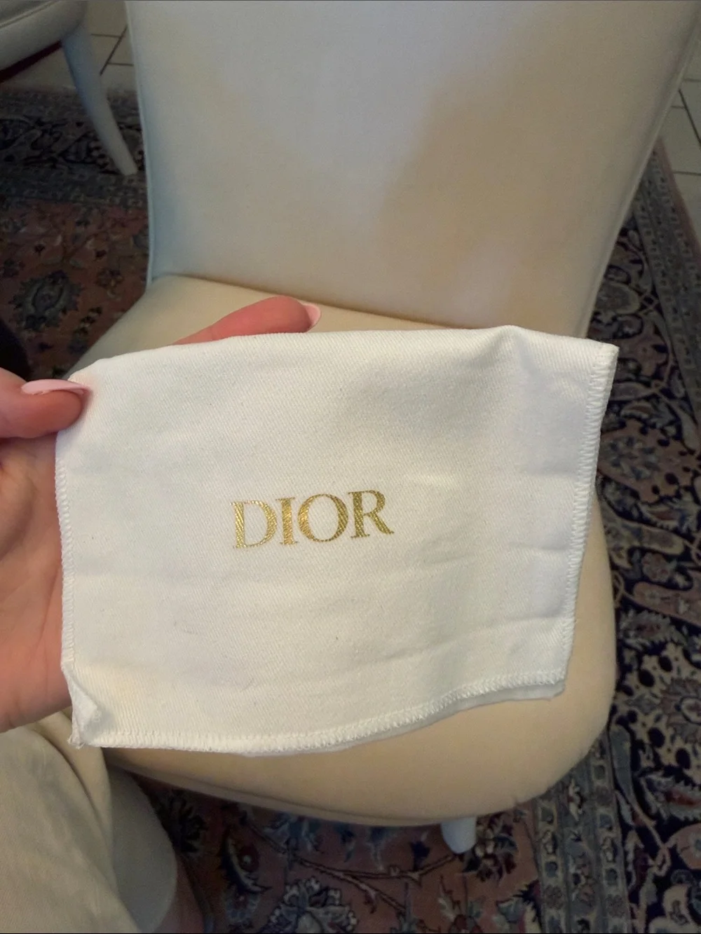 Dior Box & Ribbon and Pouch and tissue